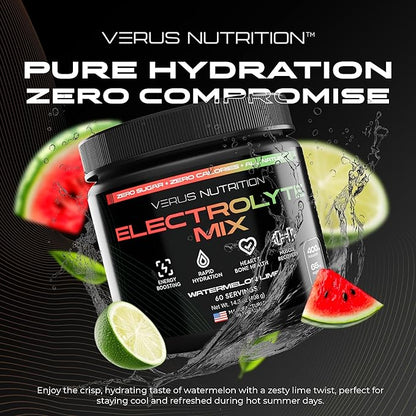 Electrolytes Powder No Sugar- Zero Calorie Hydration Powder | Sugar Free Electrolytes for Fasting