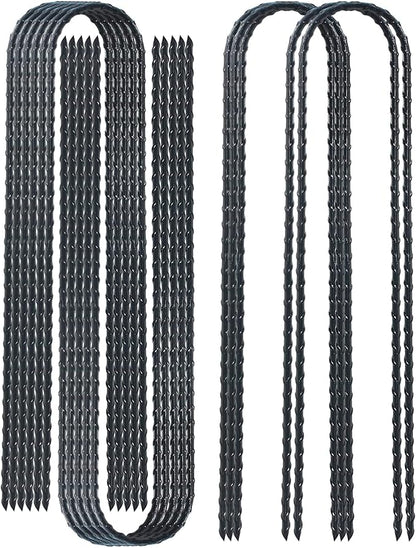 DTANX 12 Pack 12 Inch Rebar Stakes Heavy Duty Trampoline Anchors, Garden Stakes Tent Stakes Steel
