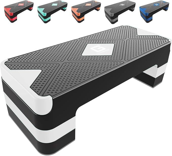 Aerobic Exercise Step, Adjustable Aerobic Stepper for Exercise, Workout Step Platform for Step Up