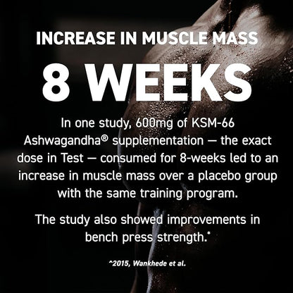Kaged Test Capsules | Unflavored | Testosterone Booster Ferodrox | Premium Hormone Managment |