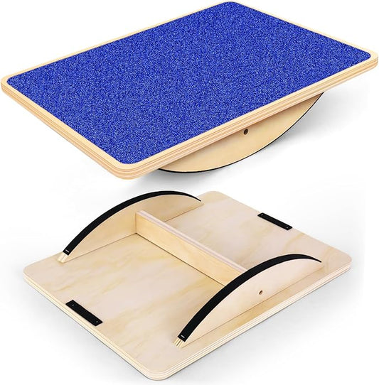 Balance Board Professional Wobble Board for Adults Anti-Slip 350LBS Balance Boards for Physical