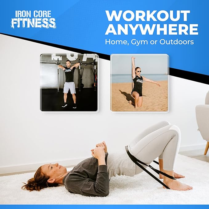 Pull Up Assistance Resistance Bands - Long Loop Power Bands for Men and Women - Strength Power