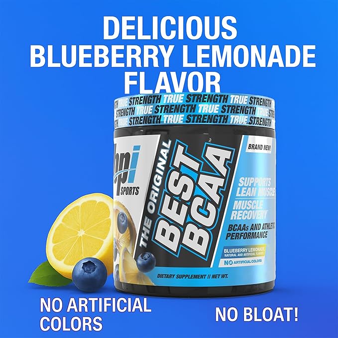 BPI Sports Best BCAA Powder - Muscle Recovery Support - Branched Chain Amino Acids | Building