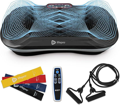 Lifepro Waver Vibration Plate Exercise Machine for Lymphatic Drainage, Muscle Activation, Full-Body