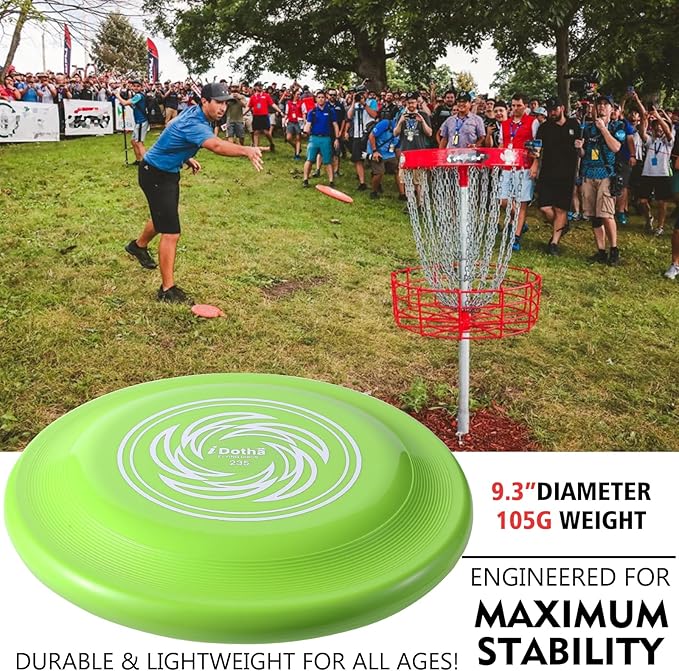 Sports Flying Disc - Compeition Flying Discs for Beach, Backyard, Lawn, Park, Camping and More