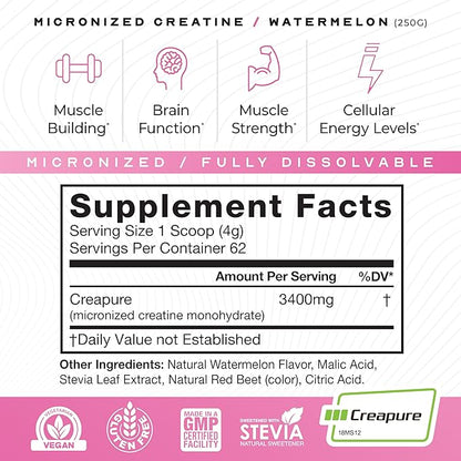 Muscle Feast Creapure - Micronized Creatine Monohydrate Powder | Premium Pre-Workout or