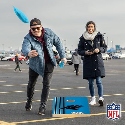 NFL 2' x 3' Solid Wood Cornhole Set with Direct Print HD Team Graphics – Great Gift for Any