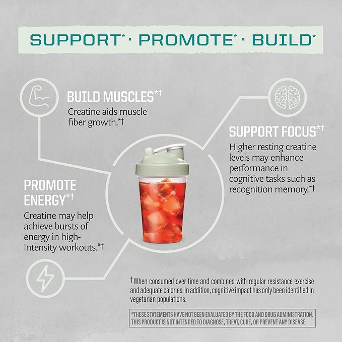 Creatine Monohydrate Powder Micronized PreWorkout Recovery Supplement | Support Muscle Building