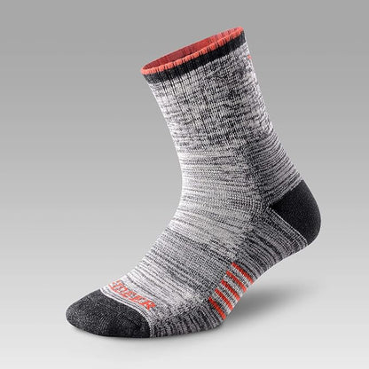 FEIDEER Men's Hiking Walking Socks, Multi-pack Wicking Cushioned Outdoor Recreation Quarter Crew