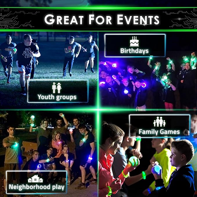 Redux: The Original Glow in The Dark Capture The Flag Game | Ages 8+ | Outdoor Games for Kids and