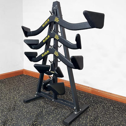 Lat Pull Down Bar Gym Accessory Rack, Lat Pulldown Attachments Cable Attachment Storage Rack for