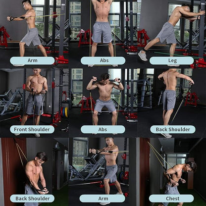 WHATAFIT Resistance Bands, Exercise Bands，Resistance Bands for Working Out, Work Out Bands with