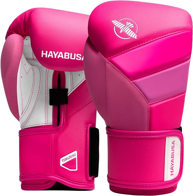 Hayabusa T3 Boxing Gloves for Men and Women Wrist and Knuckle Protection, Dual-X Hook and Loop