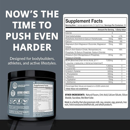 Granite Essential Amino Acids Powder for Muscle Recovery and Growth with 10g EAAs and 7g BCAAs