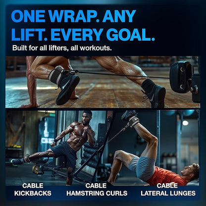 Modvel Gym Ankle Strap for Cable Machines ??Glute & Leg Kickback Ankle Straps for Gym Workouts