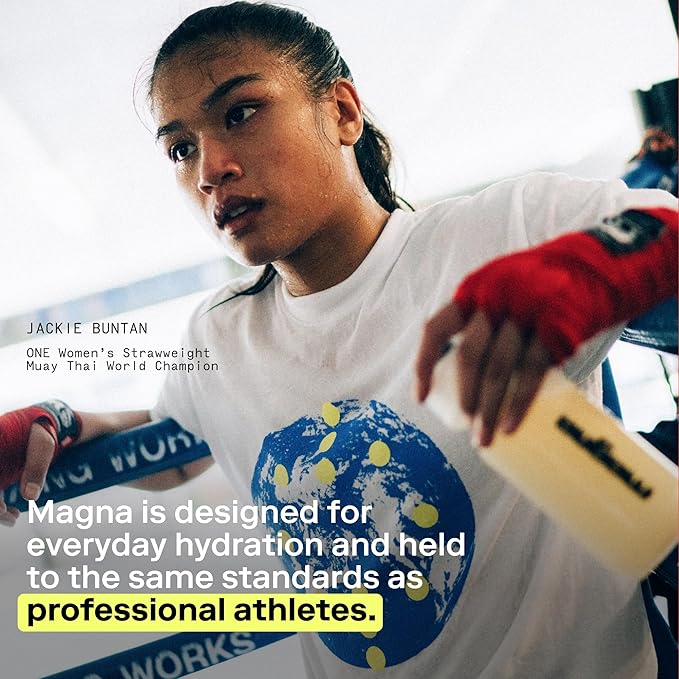 MAGNA Electrolyte Powder Drink Mix for Hydration, Energy & Focus Support with Magnesium L