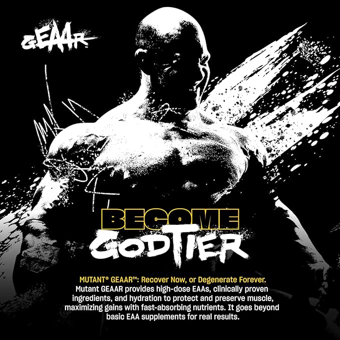 Mutant GEAAR - 9.4g of EAA Powder + Arginine, 7g BCAAs, 4g Leucine, Electrolytes, Coconut Water, 30