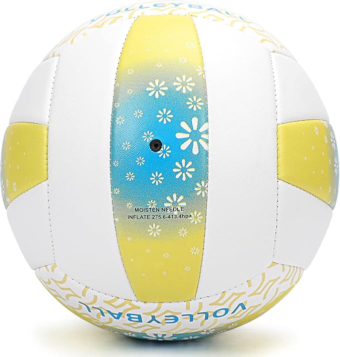 Beach/Water/Sand Volleyballs, Outdoor/Indoor Official Size, Soft Touch Volleyball for Beginners