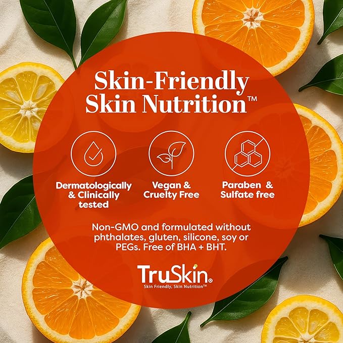 TruSkin Vitamin C Gentle Face Scrub - Brightening Daily Face Exfoliator for All Skin Types