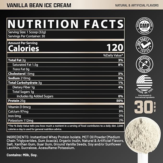 Nutrex Research IsoFit Whey Protein Powder Instantized 100% Whey Protein Isolate (30 Servings (Pack