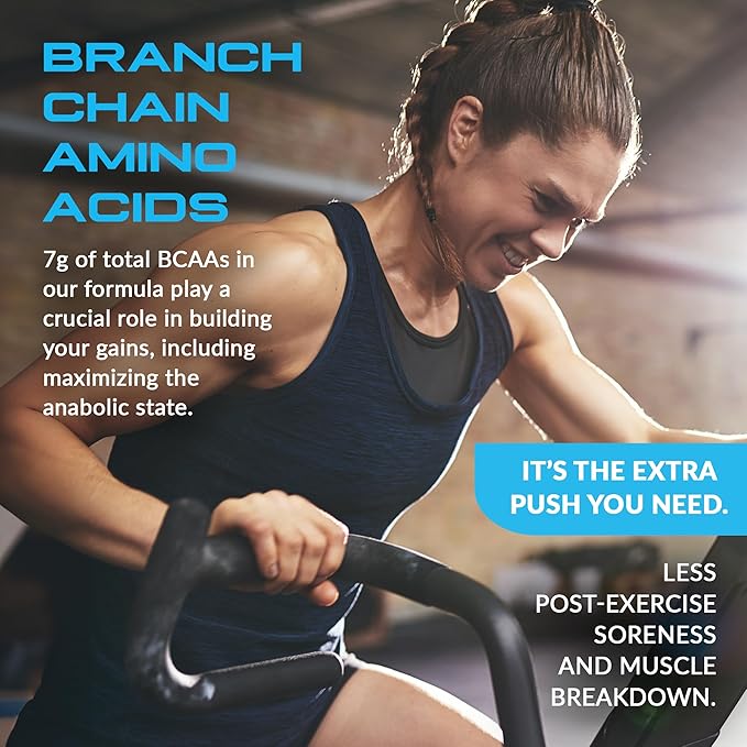 Granite Essential Amino Acids Powder, Green Apple Flavor, with 10g EAAs and 7g BCAAs, Supports