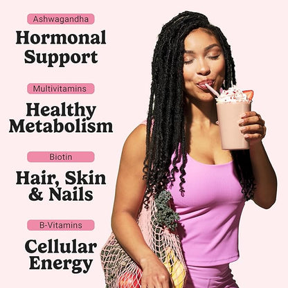 VitaHustle ONE Meal Replacement Shake - Plant Based Protein Powder by Kevin Hart - Vegan, Meal
