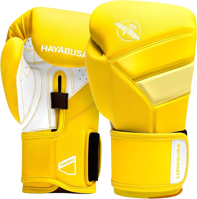 Hayabusa T3 Boxing Gloves for Men and Women Wrist and Knuckle Protection, Dual-X Hook and Loop