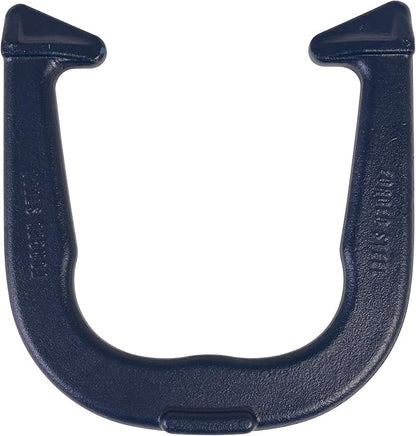 Triumph Forged and Steel Horseshoe Set Complete with 4 Horseshoes, 2 Stakes - Patriotic or Blue and