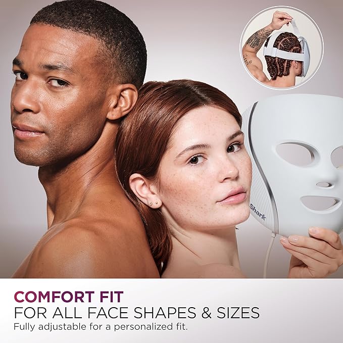 Shark CryoGlow LED Face Mask with Under-Eye Cooling