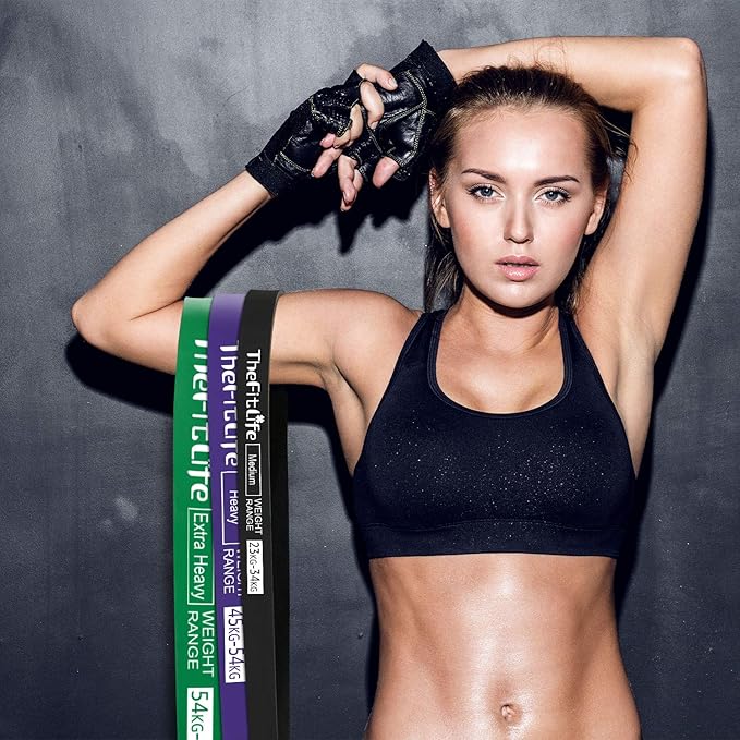 TheFitLife Pull Up Assistance Bands- Resistance Bands for Working Out, Long Workout Bands for