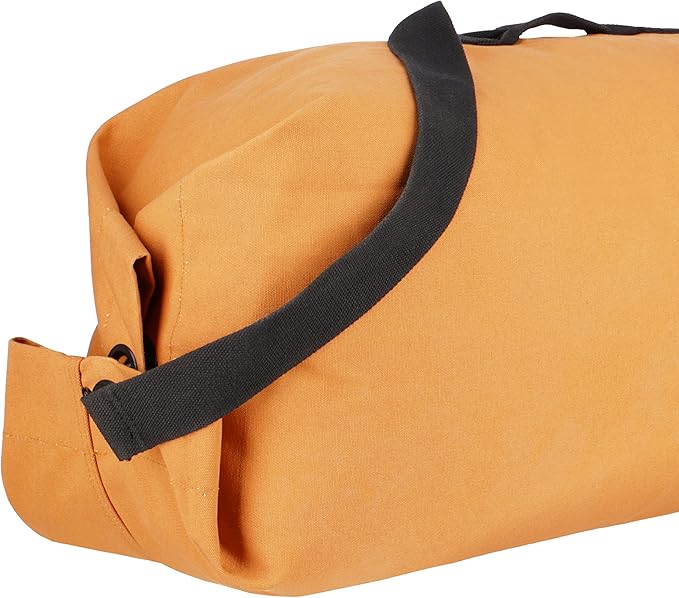 WHITEDUCK Top Load Canvas Folding Duffel Bag, Water Resistant Army Style Shoulder Bag for Men and