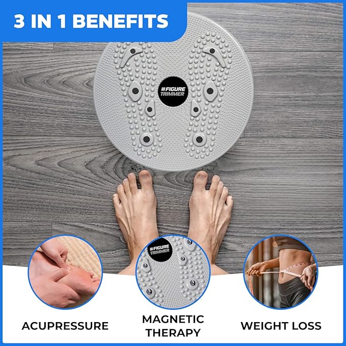 Daiwa Felicity Figure Trimmer Ab Twister Board - Waist Twister Machine for Core & Abs Exercise