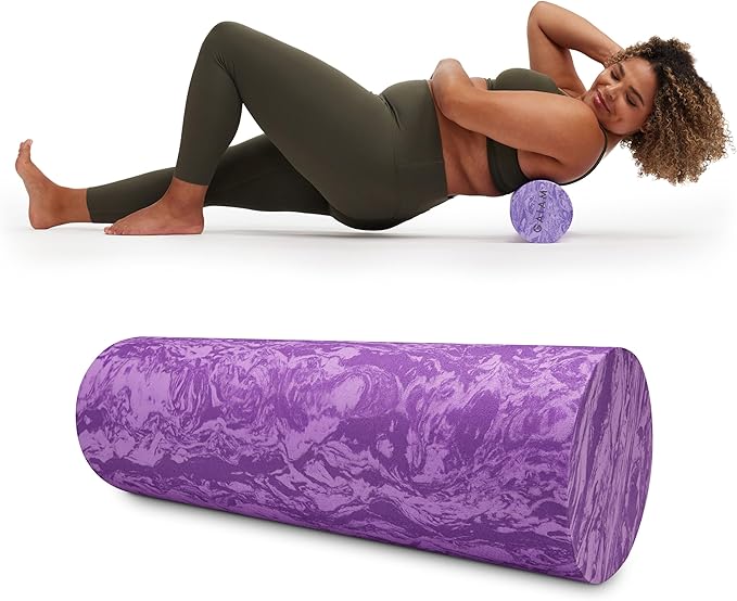 Gaiam Restore Foam Roller for Muscle Massage - Deep Tissue Muscle Massager for Sore Muscles &