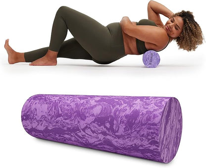 Gaiam Restore Foam Roller for Muscle Massage - Deep Tissue Muscle Massager for Sore Muscles &