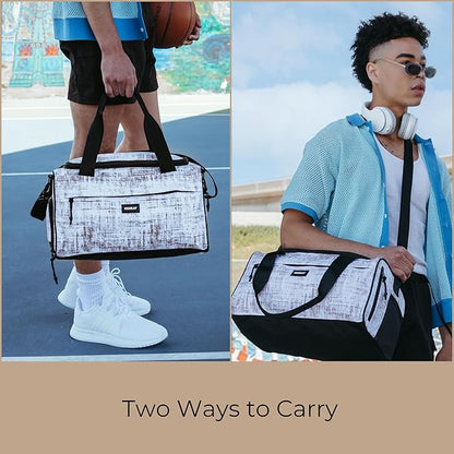 Vooray 22L Boost Duffle Bag – Small Gym Bag for Men and Women, Lightweight Travel Duffel with Shoe