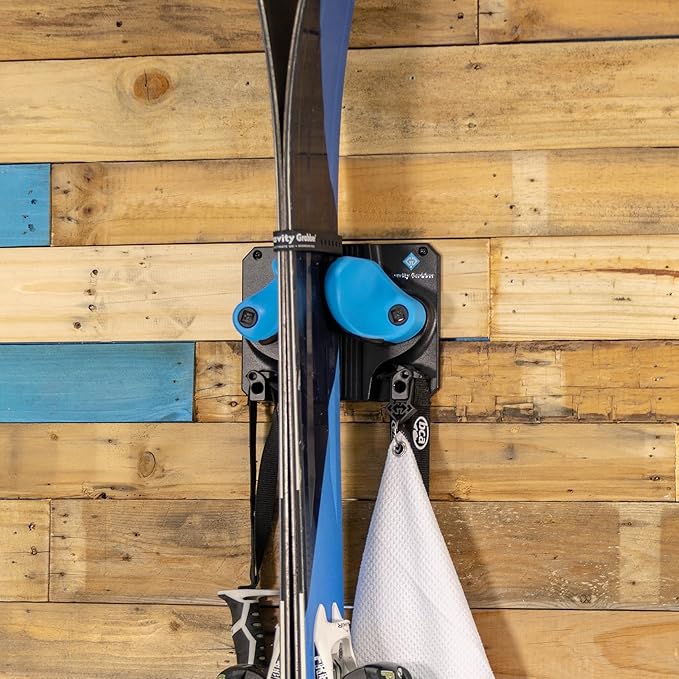 Ultimate Ski & Snowboard Wall Rack | Secure, Non-Slip Storage | Fits Any Ski/Board | Garage