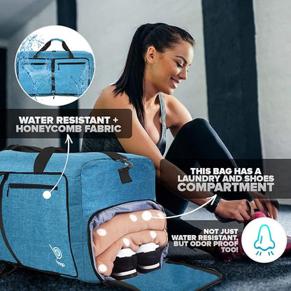 Bago Large Foldable Duffel Bags for Traveling Women & Men - 120L Packable Duffle Bag for Travel