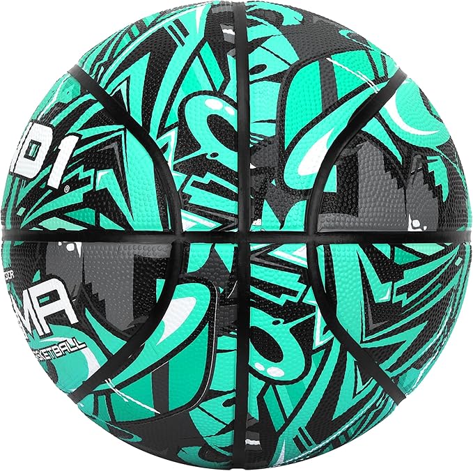AND1 Enigma Basketball - Streetball for Indoor and Outdoor Use, Deep Channel Construction and