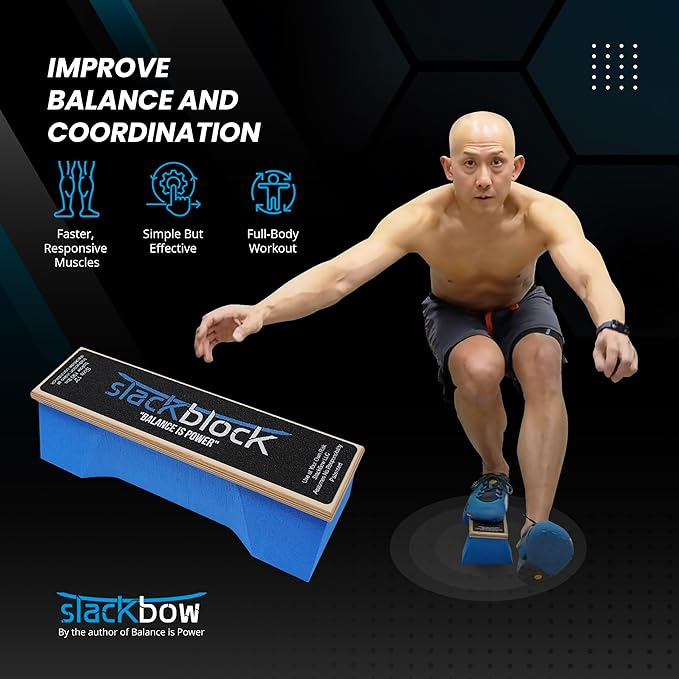 SlackBlock Athletic Balance Trainer – Improve Balance, Stability, and Athletic Performance