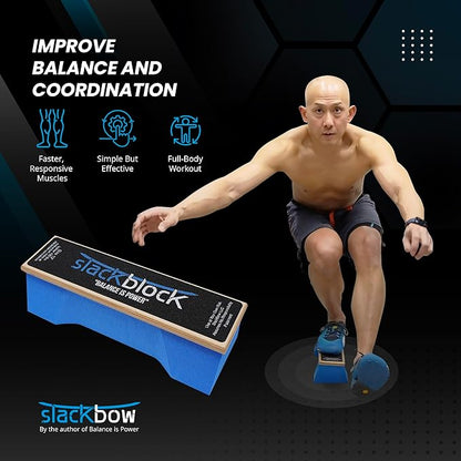 SlackBlock Athletic Balance Trainer – Improve Balance, Stability, and Athletic Performance