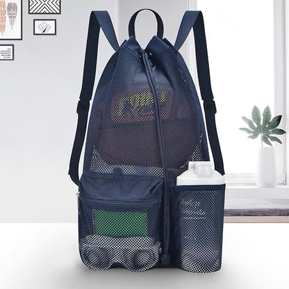 Mildbeer Large Drawstring Backpack for Men Women Athletic Gym Sports Workout Beach Swimming