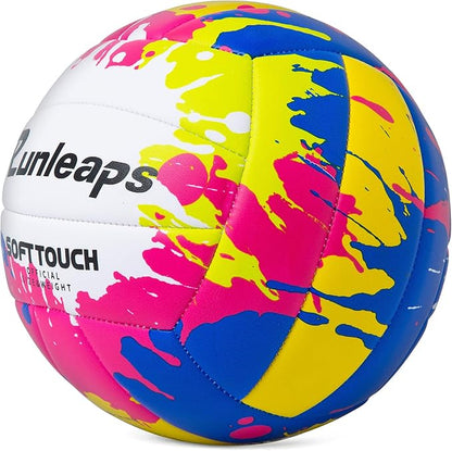 Beach Volleyball Official Size 5 Soft Waterproof Volleyball Sand Sports PU Ball for Indoor