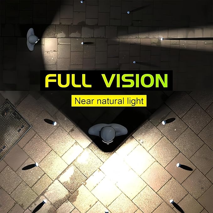 Headlamp 4 PCS, 230° Wide Beam Head Lamp, Motion Sensor LED Headlamp Rechargeable, 5 Mode Headlight