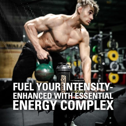 EHP Labs OxyShred Hardcore Super Dosed Pre Workout Powder - Preworkout Powder with L Glutamine &