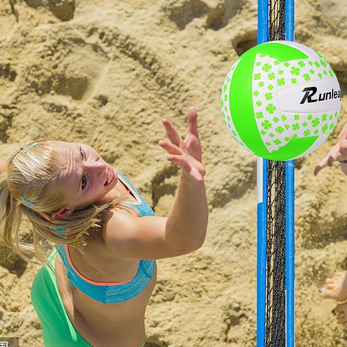 Beach Volleyball Official Size 5 Soft Waterproof Volleyball Sand Sports PU Ball for Indoor