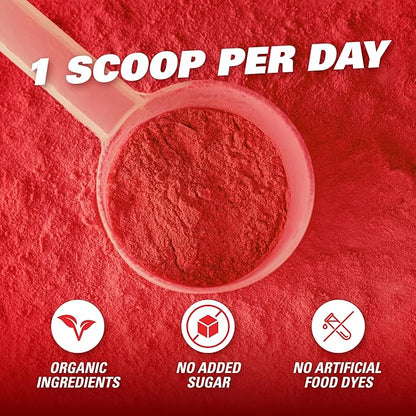 EHP Labs OxyReds Superfood Beets Powder - Nitric Oxide Supplement, Organic Beet Root Powder, Immune