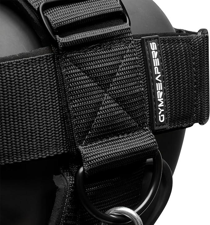 Gymreapers Neck Harness Weight Lifting - Neck Trainer Workout Equipment - Heavy Duty Stainless