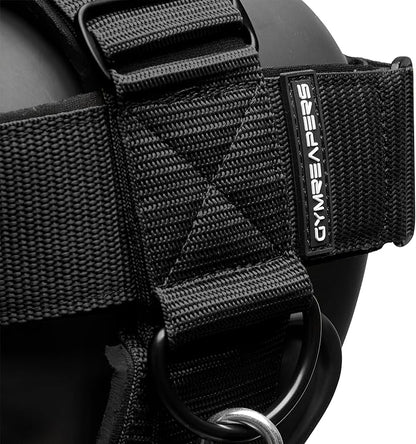 Gymreapers Neck Harness Weight Lifting - Neck Trainer Workout Equipment - Heavy Duty Stainless