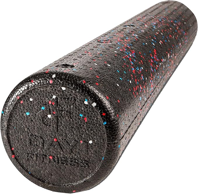High-Density Round Foam Rollers - 4 Size and 8 Color Options - Massage Rollers for Stretching, Deep