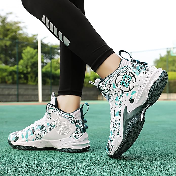 Boys Basketball Shoes Breathable Indoor Athletic Shoes Youth Outdoor Fashion Sneakers Comfortable